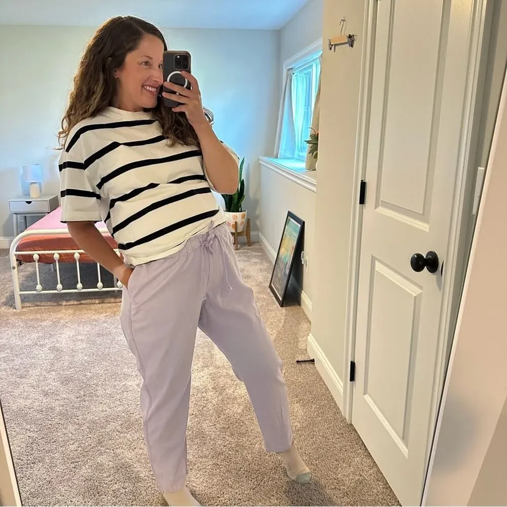 NWT Xirena Purple Cotton Pants XL